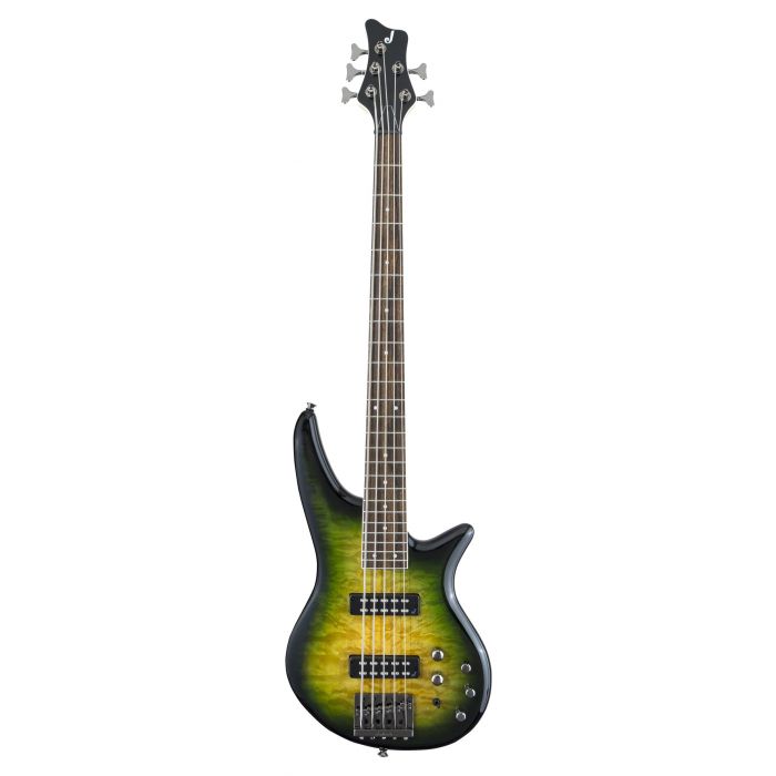 Jackson Spectra Bass JS3QV 5-String Bass Guitar Alien Burst