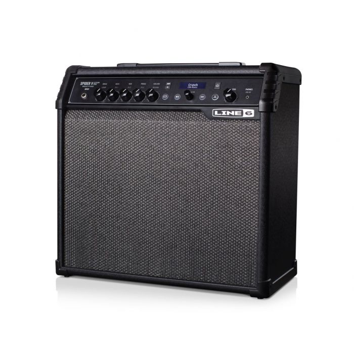 Front left angled view of a Line 6 Spider V60 MK2 Guitar Combo Amp
