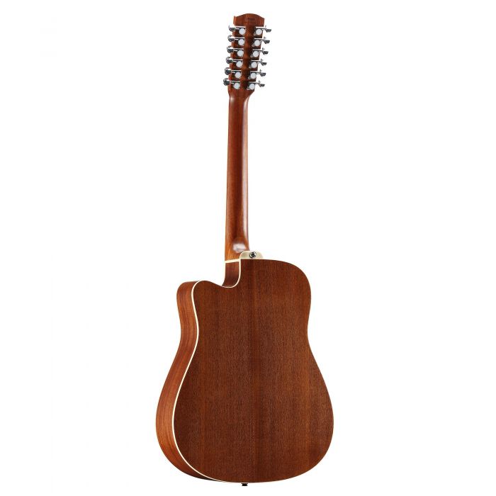 Rear View of Alvarez AD60-12CE 12-String Electro-Acoustic Guitar