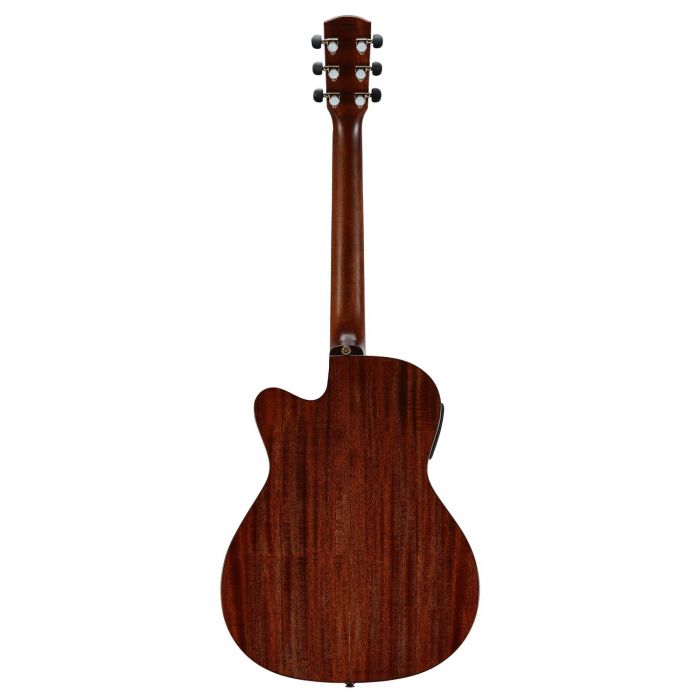 Rear of Alvarez Folk OM Mahgany Guitar