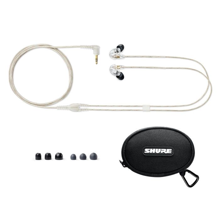 Shure SE215 In-Ears with Carry Case and Moulded Fittings