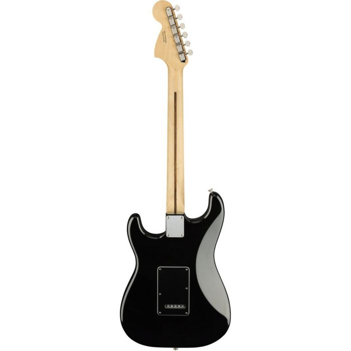 Full rear view of a Fender American Performer Stratocaster HSS MN Black
