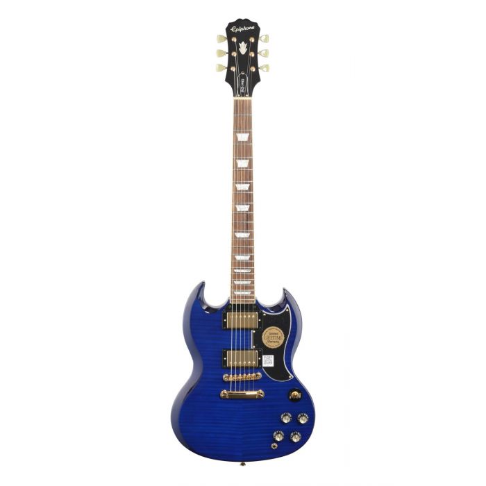 Epiphone Limited Edition G-400 Deluxe PRO Translucent Blue