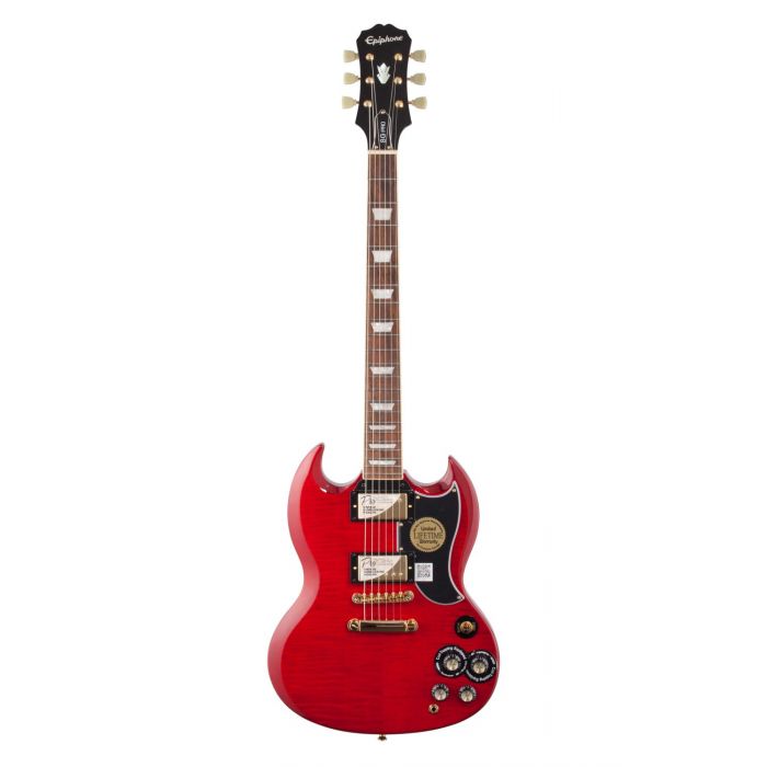Epiphone Limited Edition G-400 Deluxe PRO Translucent Red