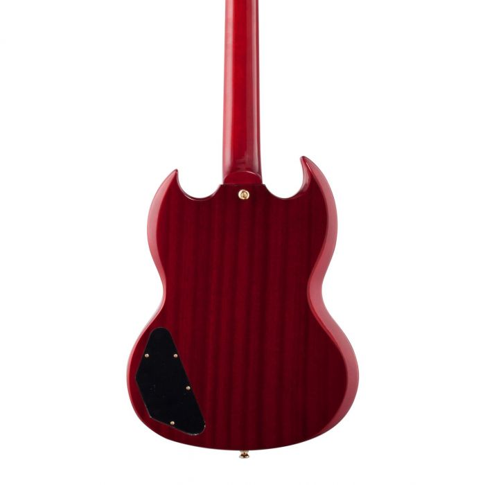 Rear View of Epiphone Limited Edition G-400 Deluxe PRO Translucent Red