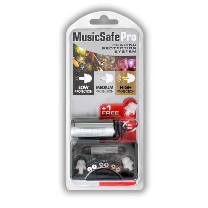 Alpine MusicSafe Pro Ear Plugs with Case, White