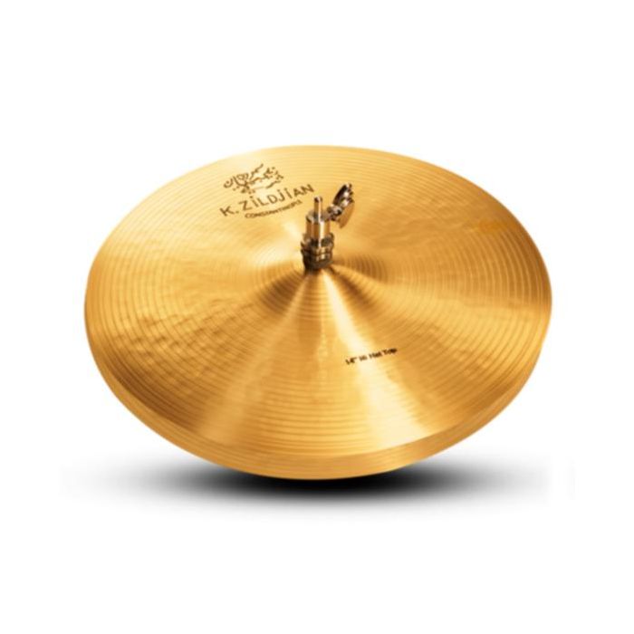 Full view of a Zildjian K Constantinople 14" Hi-Hat Top Cymbal