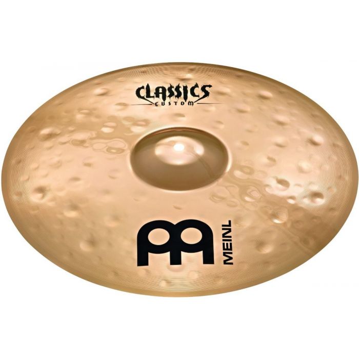 Full view of a Meinl Classics Custom Extreme Metal Series 16 inch Crash Cymbal