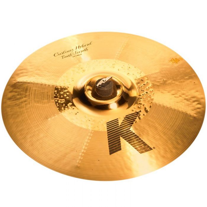 Full view of a Zildjian K Custom 19" Hybrid Trash Smash Cymbal