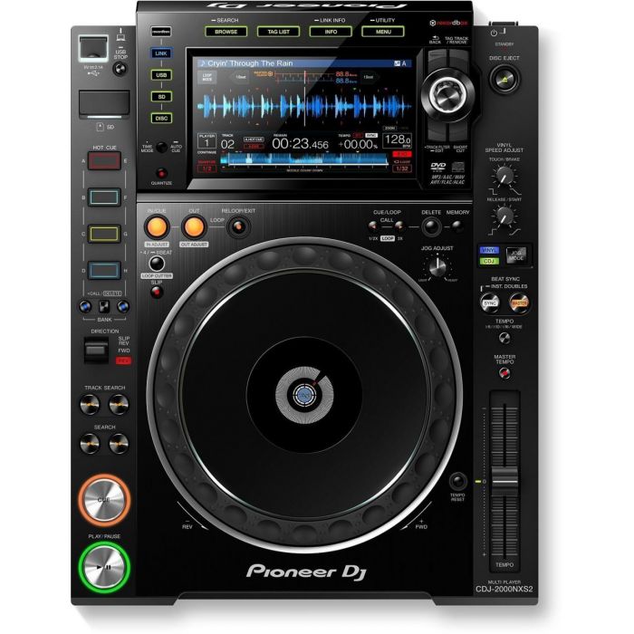 Full top down view of a Pioneer CDJ-2000NXS2 Professional Multi Player