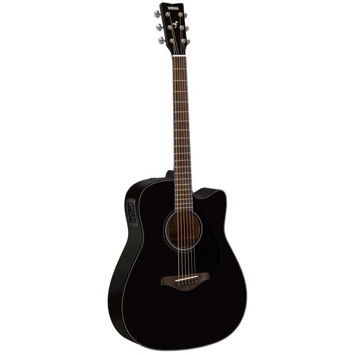 Full front view of a Yamaha FGX800C Acoustic in Black