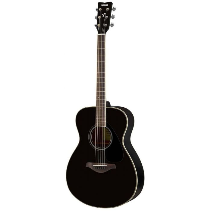 Full front view of a Yamaha FS820 Acoustic in Black