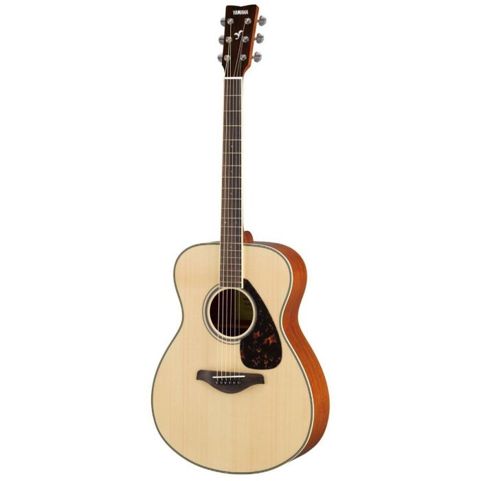 Full front view of a Yamaha FS820 Acoustic in Natural