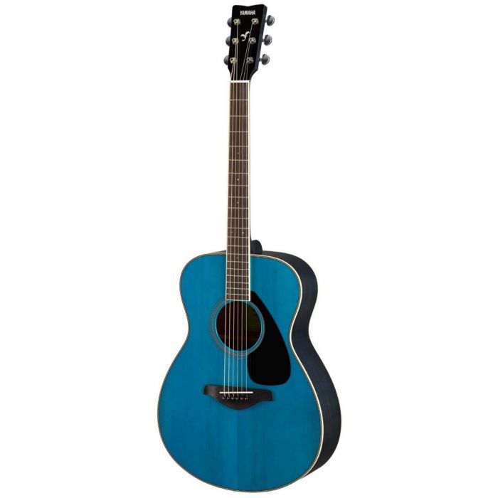 Full front view of a Yamaha FS820 Acoustic in Turquoise