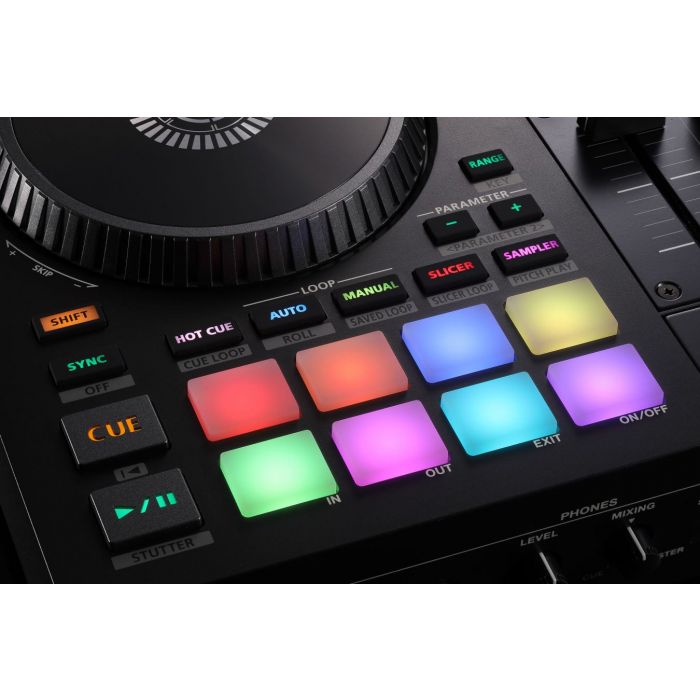 LED Coloured MIDI Pads on Roland DJ707 Controller