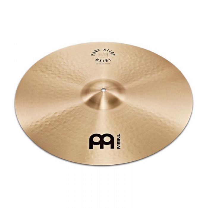 Full view of a Meinl Pure Alloy 22 inch Medium Ride Cymbal