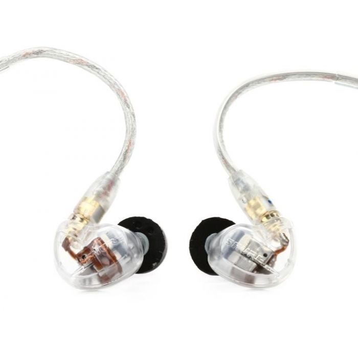 Shure In-Ear Monitor Headphones, Translucent Finish