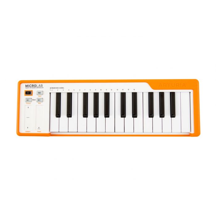 Arturia MicroLab Orange USB MIDI Keyboard Controller