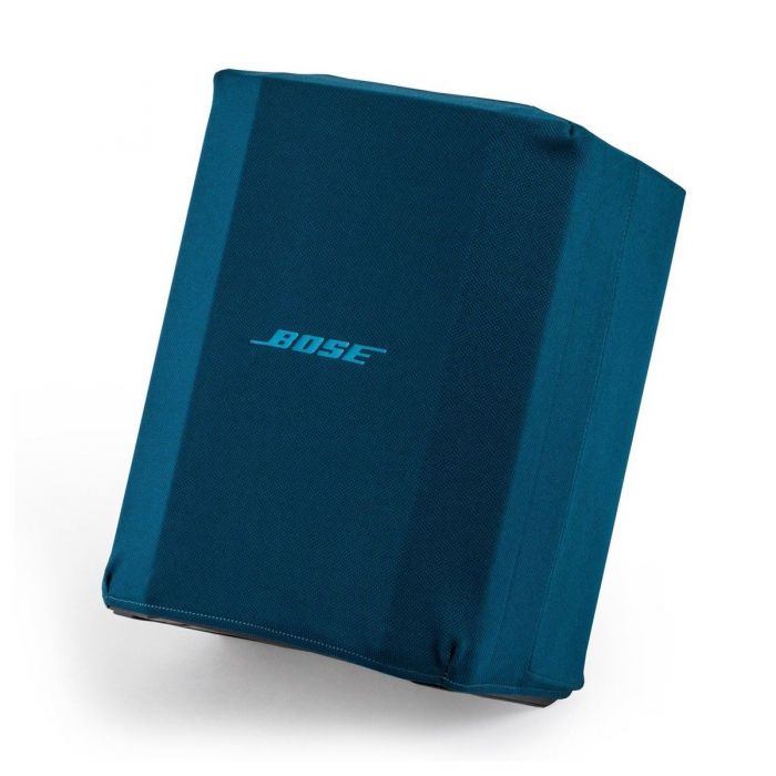 Angled View of Bose S1 Pro Play-Through Cover Baltic Blue