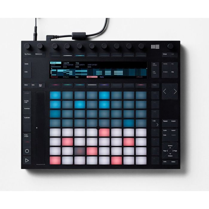 Ableton Push 2 Live Controller Pad Layout