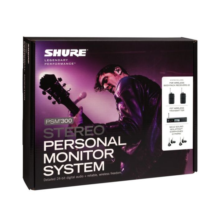 Shure PSM300 Twinpack Wireless Monitoring System Packaging