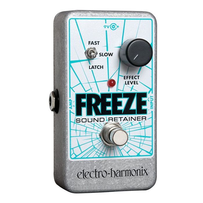 Full front view of an Electro Harmonix Freeze Infinite Sustain Pedal