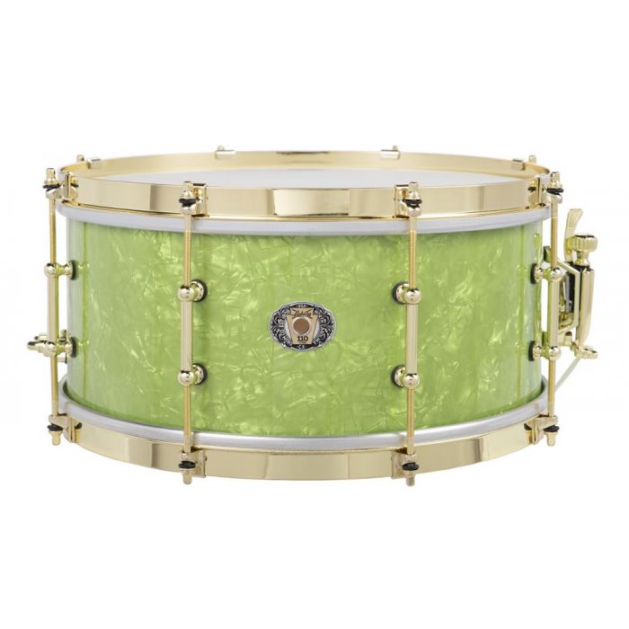 Ludwig 110th Anniversary Classic Maple Snare Drum Vintage Emerald Pearl