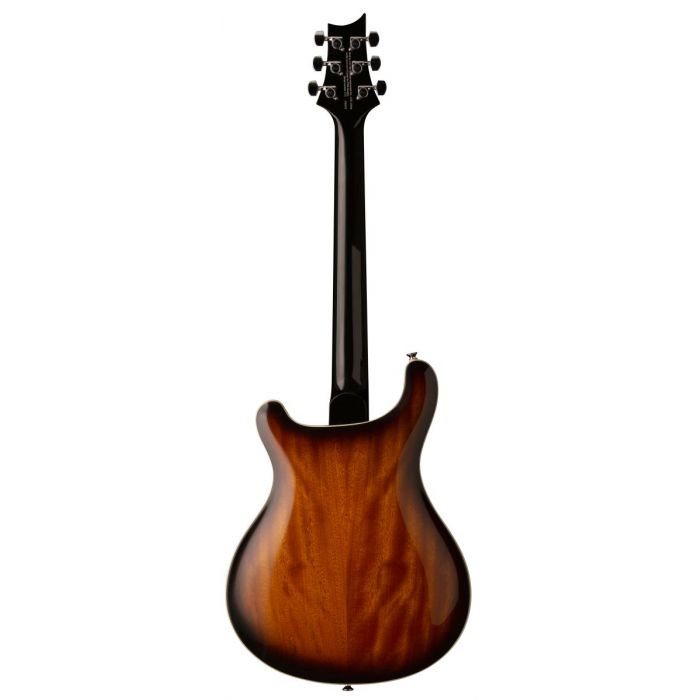 Full rear-sided view of a PRS SE Hollowbody Standard McCarty Tobacco Sunburst Electric Guitar
