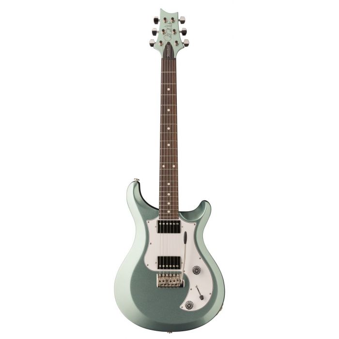 Full frontal view of a PRS S2 Standard 22 Electric Guitar Frost Green Metallic