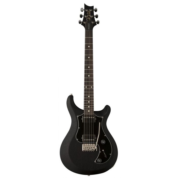 Full frontal view of a PRS S2 Satin Standard 22 Electric Guitar Charcoal