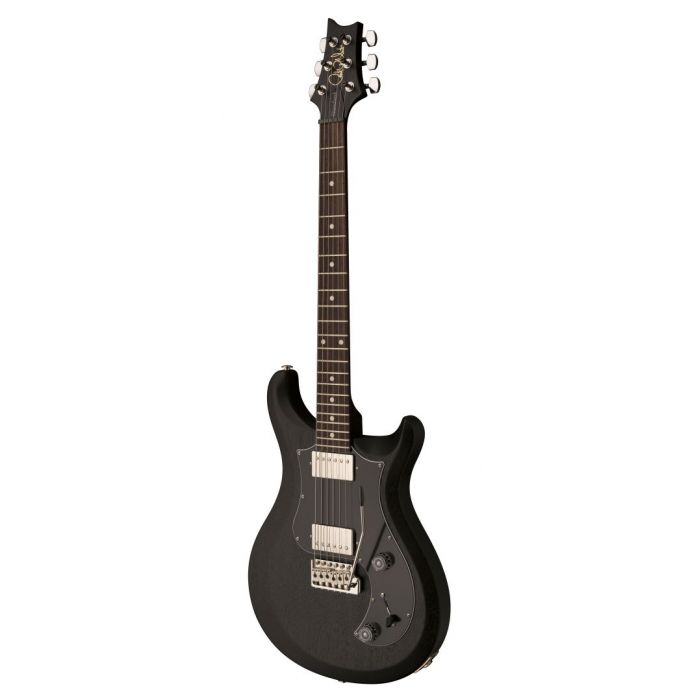 Front right angled view of a PRS S2 Satin Standard 22 Electric Guitar Charcoal