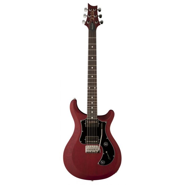 Full frontal view of a PRS S2 Satin Standard 24 Electric Guitar Vintage Cherry
