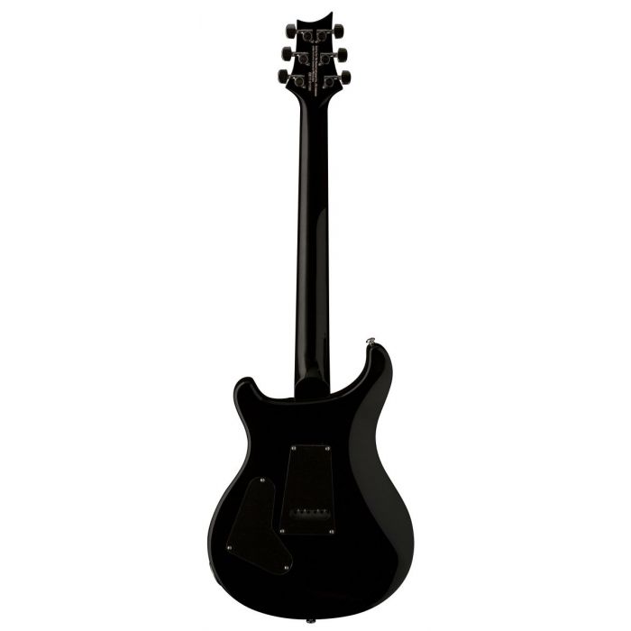 Full rear-sided view of a PRS SE Custom 24 Charcoal Burst Electric Guitar