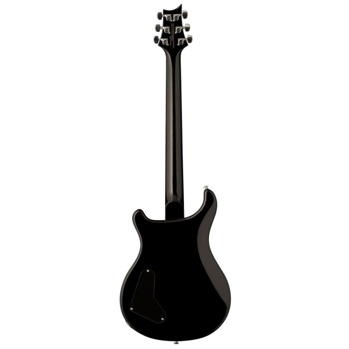 Full rear-sided view of a PRS SE 277 Baritone Electric Guitar Charcoal Burst