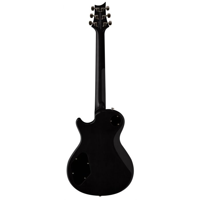Full rear-sided view of a PRS SE 245 Charcoal Burst Electric Guitar