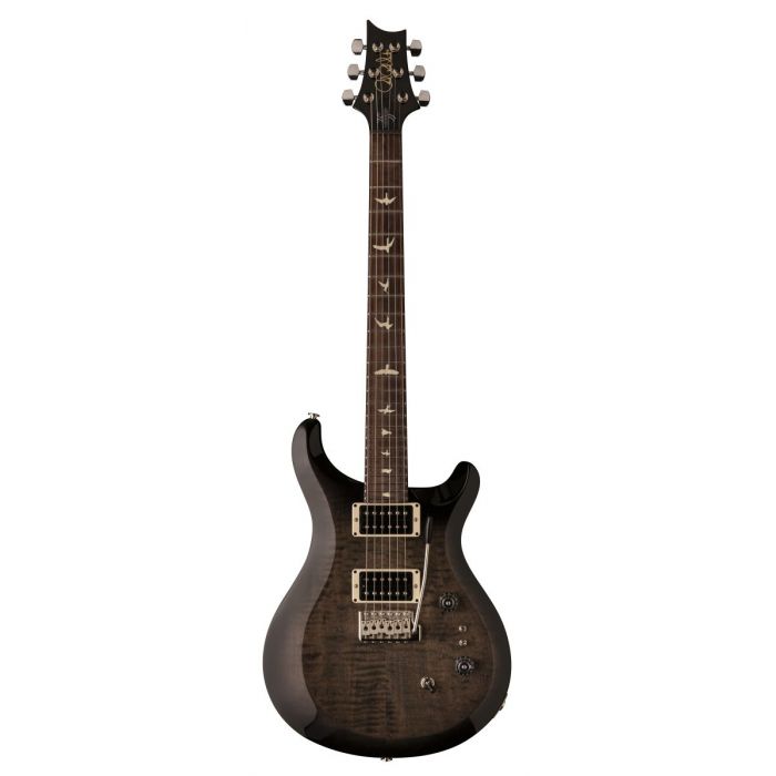 Full frontal view of a PRS 35th Anniversary S2 Custom 24 Elephant Gray
