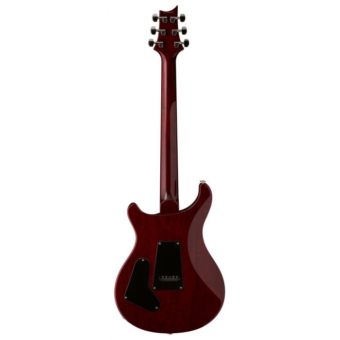 Full rear-sided view of a PRS 35th Anniversary S2 Custom 24 Scarlet Red