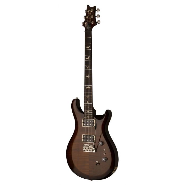 Front angled view of a PRS 35th Anniversary S2 Custom 24 Guitar Burnt Amber Burst