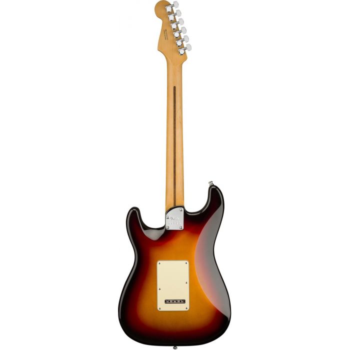 Rear View of Fender American Ultra Stratocaster MN Ultraburst