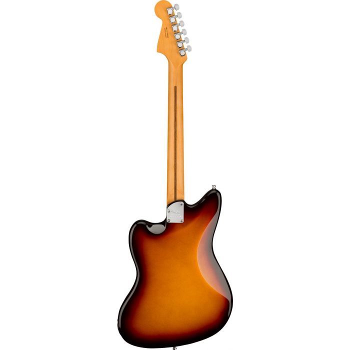 Full rear-sided view of a Fender American Ultra Jazzmaster RW Ultraburst