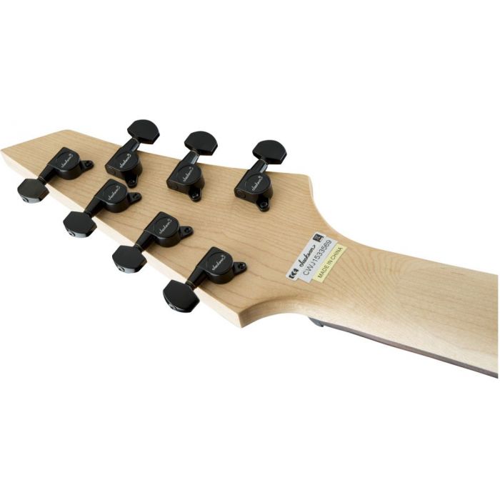 Rear view of the AT-1 headstock on a Jackson JS Series 