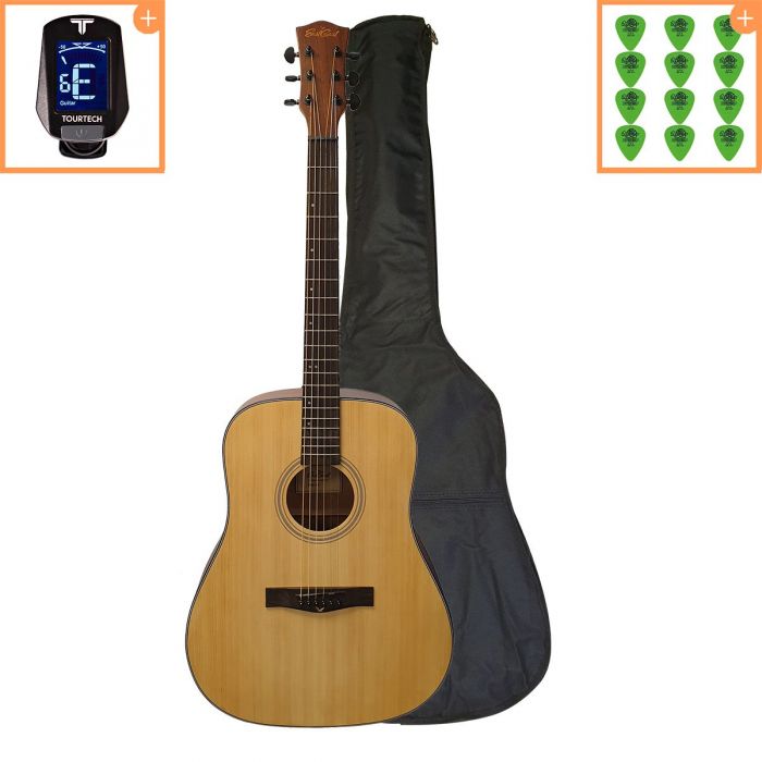Eastcoast D1 Dreadnought Acoustic Guitar Starter Pack