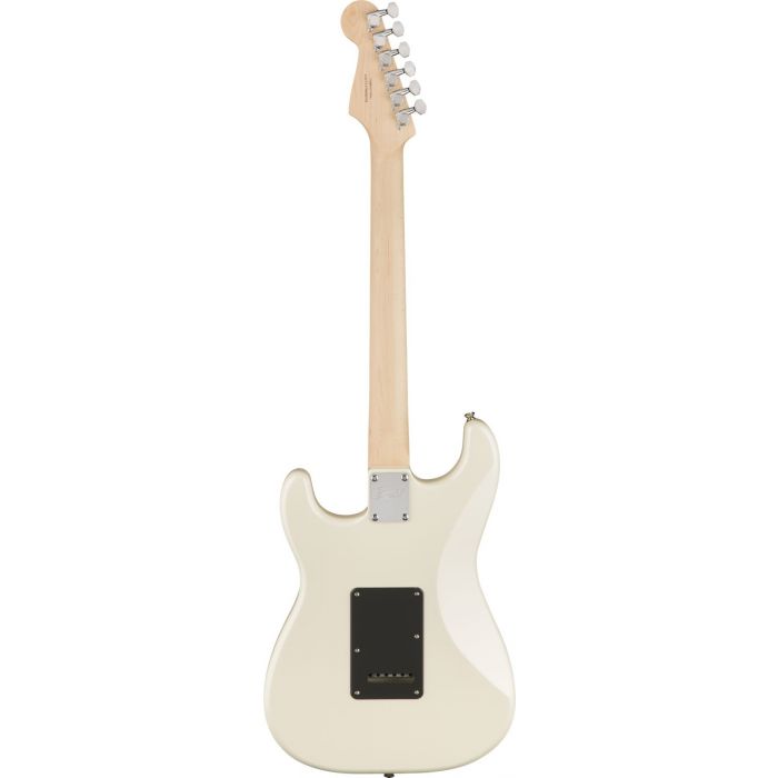 Rear View of Squier Contemporary Stratocaster HSS Pearl White