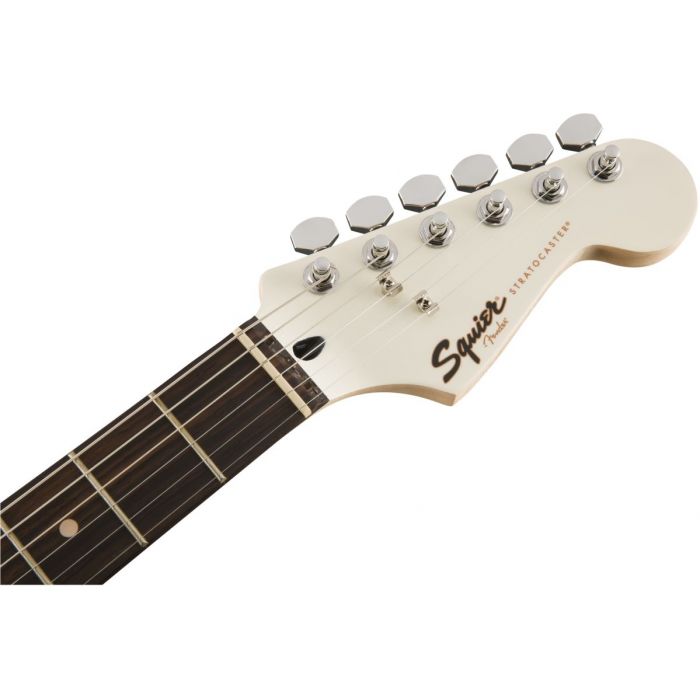 Squier Contemporary Stratocaster HSS Pearl White Matching Painted Headstock