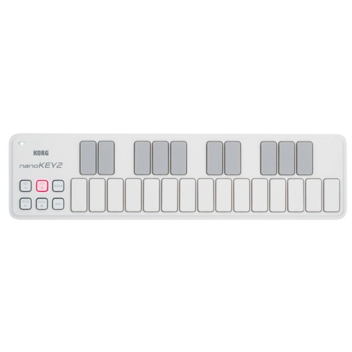 Korg NanoKey 2 Mini USB Keyboard in White