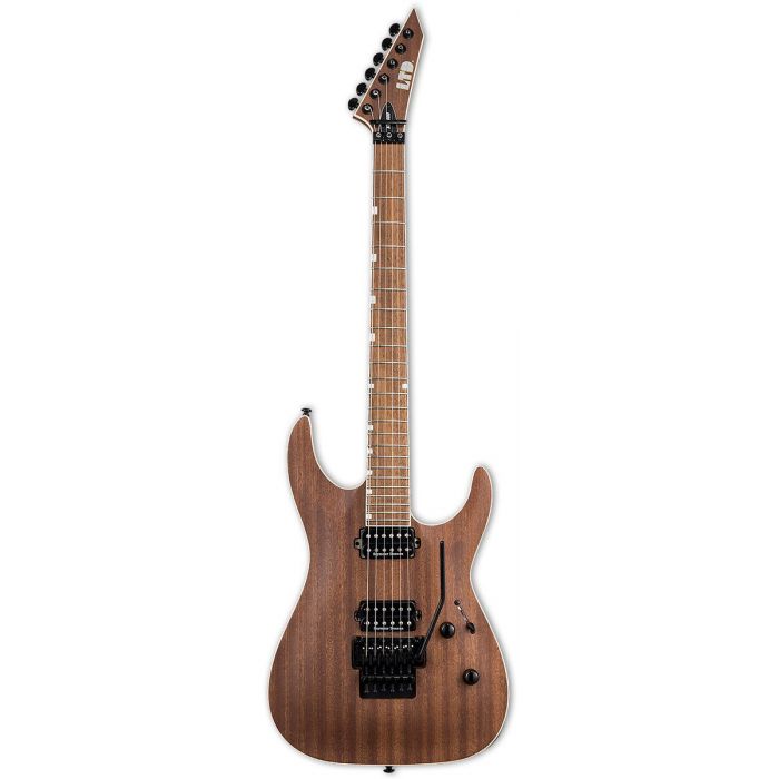 Professional-grade super strat from ESP's LTD series, with a natural finish and floyd rose trem