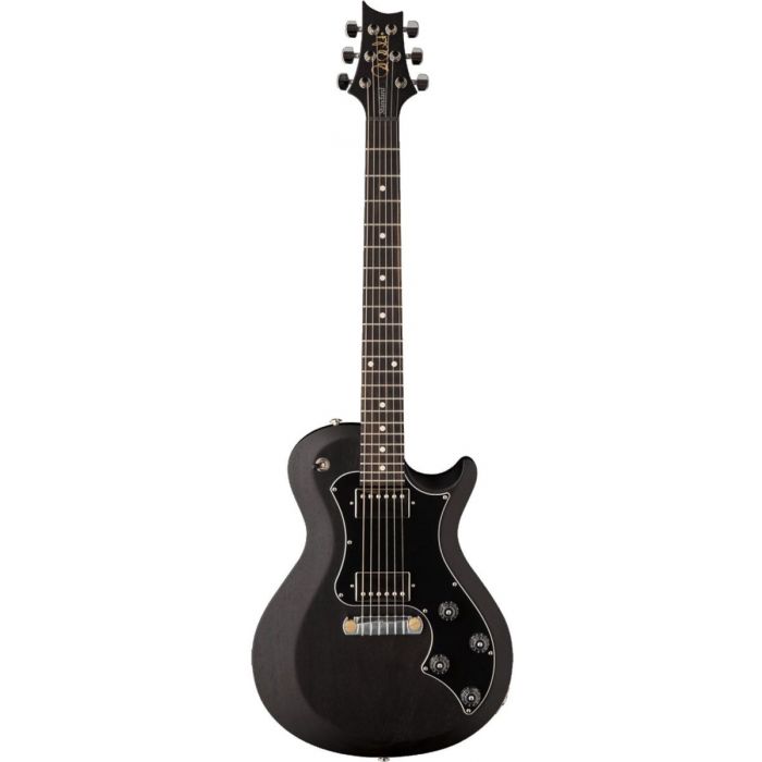 Singlecut electric guitar from the PRS S2 series, with a Charcoal Satin finish