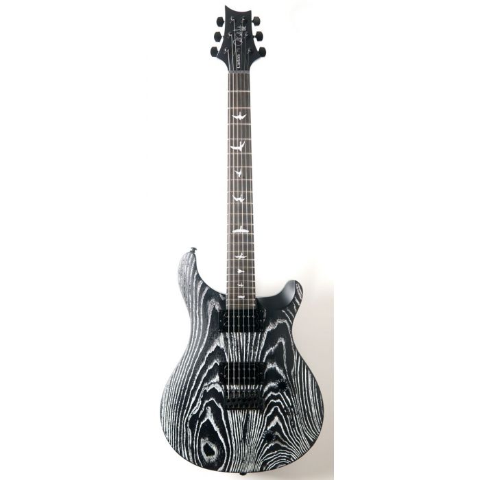 Limited run PRS SE Custom 22 guitar, with a Sandblasted Swamp Ash top and a Frozen Charcoal Finish