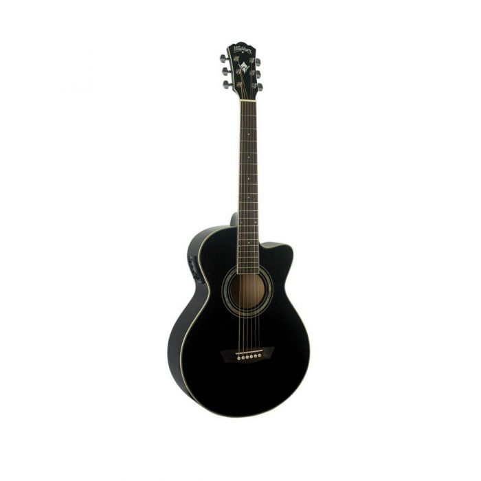 Washburn Festival EA10 in Black Front View