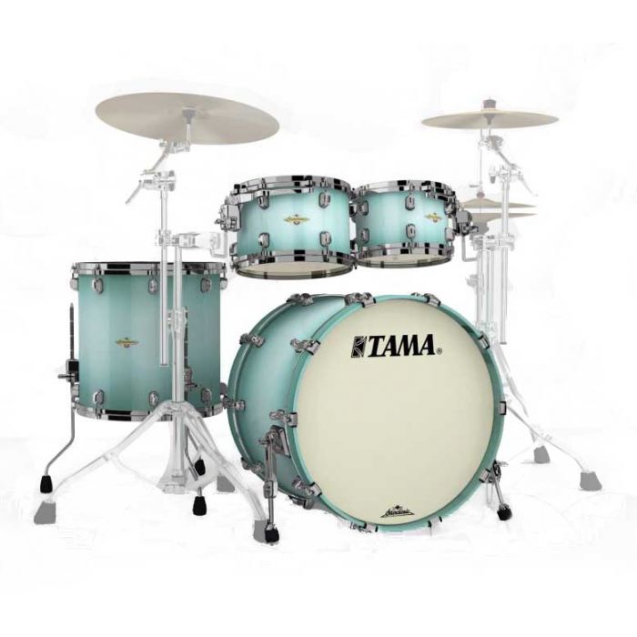 Tama Starclassic Maple 4pc Drum Shell Pack, Light Jade Burst
